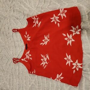 Beautiful orange and white Cotton on tropical tank size S, excellent condition!
